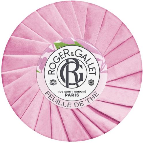Roger & Gallet Feuille de The Perfumed Soap Bar Γυναικείο Αναζωογονητικό Φυτικό Σαπούνι Σώματος με Χαλαρωτικό Άρωμα Τσαγιού Κεϋλάνης 100g